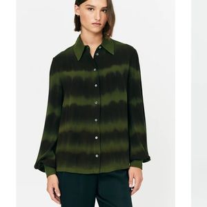 Raquel Allegra Forest Black and Stripes Tie Dye